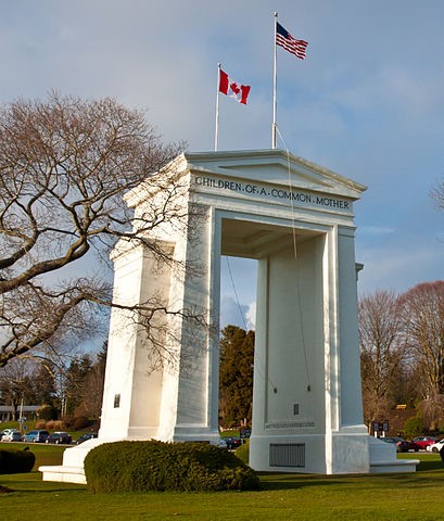 Peace Arch Canada-US Border