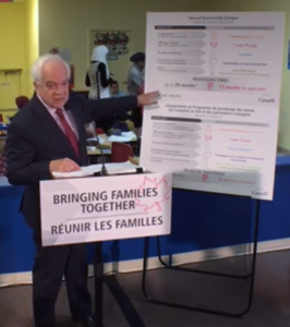 Canadian Immigration Minister Honourable John McCallum 