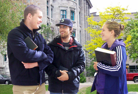 Students securing their future in Canada.